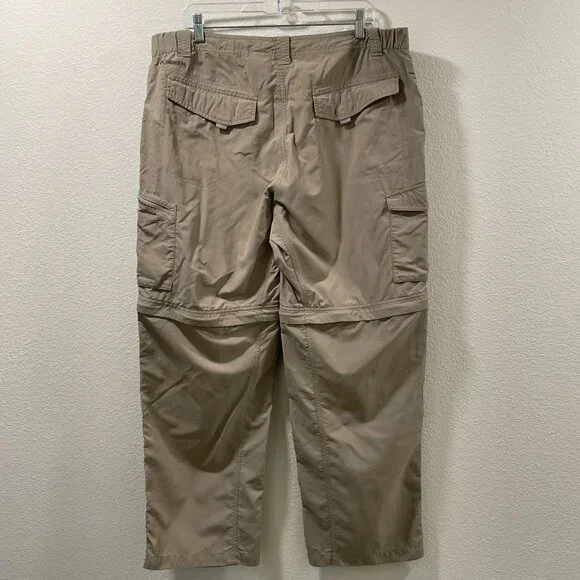 (MEN'S) COLUMBIA "Silver Ridge" Convertible Cargo Pants/Shorts Khaki- 40/30